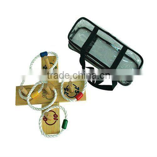38*4*2CM Top Quality Wood Ring Toss Toy with Promotions