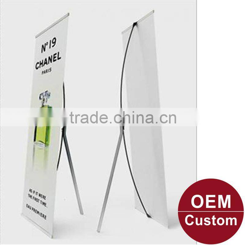 full color X display banner stand
