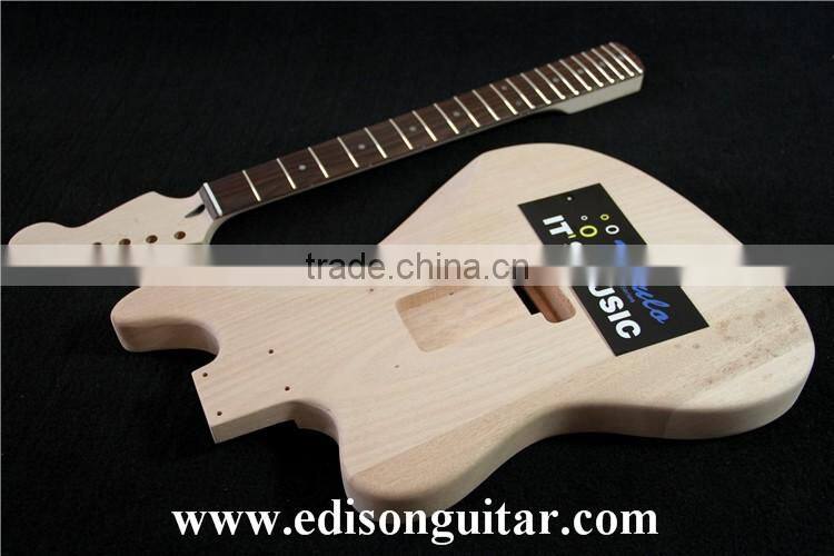 Quality Guitar Factory DIY Electric Guitar Kits Solid Mahagany Body MX-011