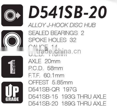 Red High Quality China 110mm Alloy Downhill Bike Wheel Front Hub With Quick Release