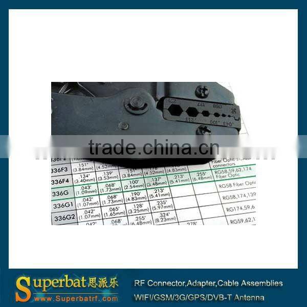 Crimper crimping tool RG58 RG142 RG62 RG174 RG316 LMR100 wire rope crimping tools