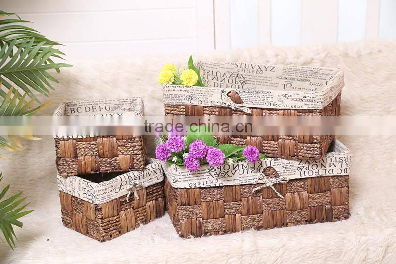 7 hand woven - pastoral style - straw - Storage Basket - Storage Basket - water basket - sundry basket - woven baskets