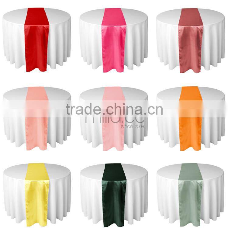 Satin table runner