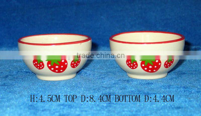 ceramic bowl with printing