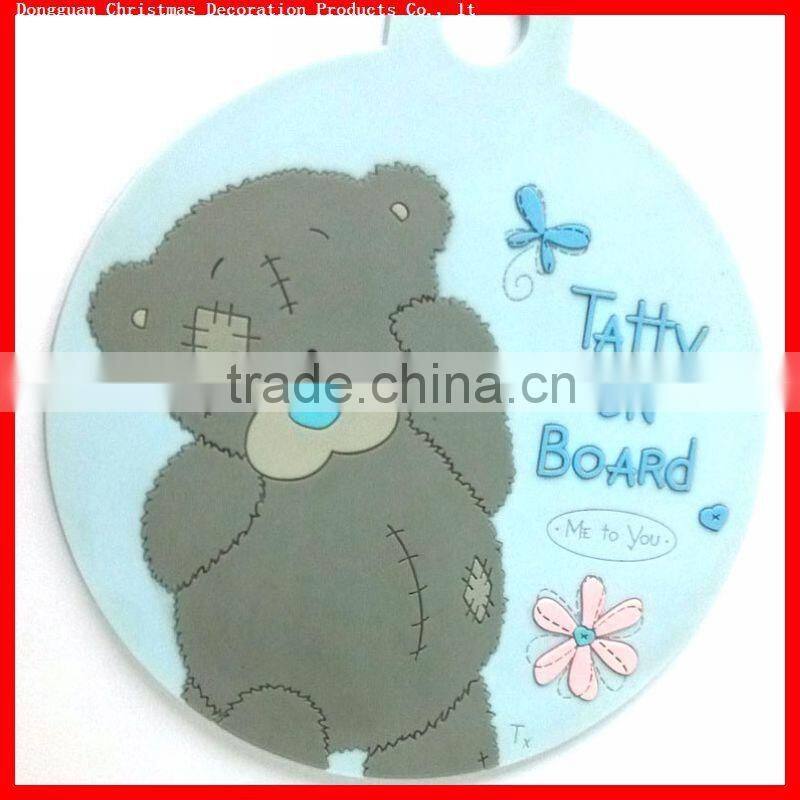 OEM factory cheap price qute bear cup coaster of china