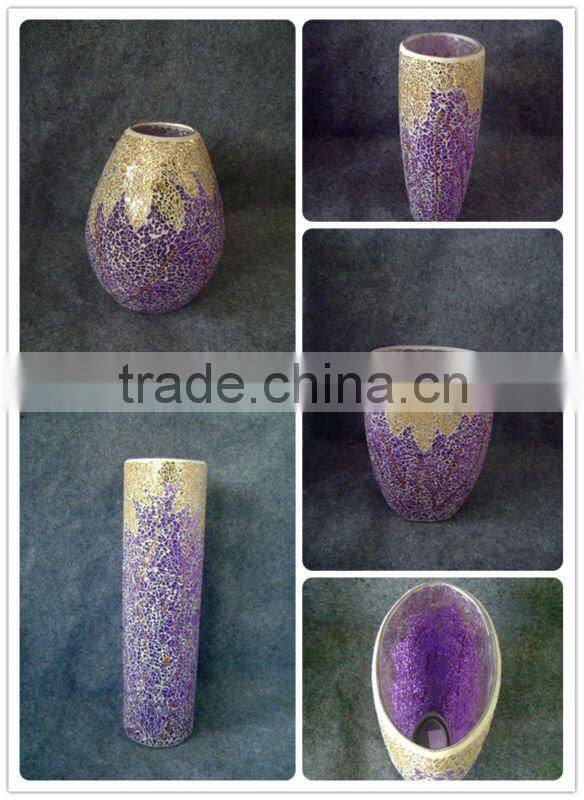 morden glass mosaic vase