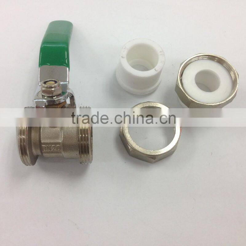 Hot Sales egyption market PPR ball valve 1/2"-2"