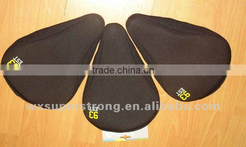 2016 Hot selling!2015 High Quality Waterproof Gel Bicycle Seat Covers with Nylon Coating,Useful Bike Gel Seat Saddle