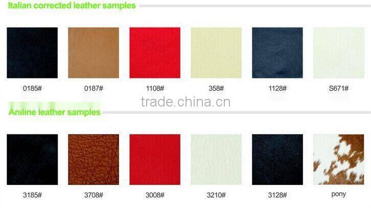 Beautiful top quality genuine leather Italian style living room DS-60 sofa