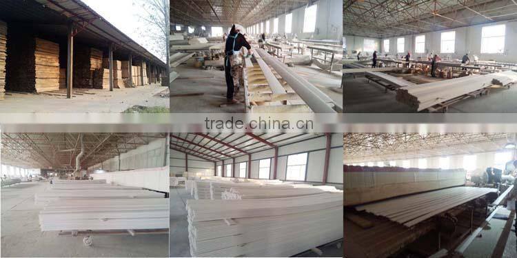 water based undercoated basswood shutter parts