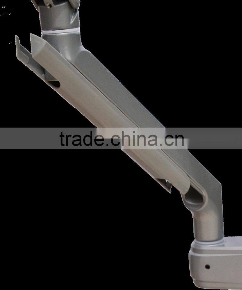 jiaxing swing armArticulating monitor arms with integrated cable management 18" to 28" Lcd monitor arm