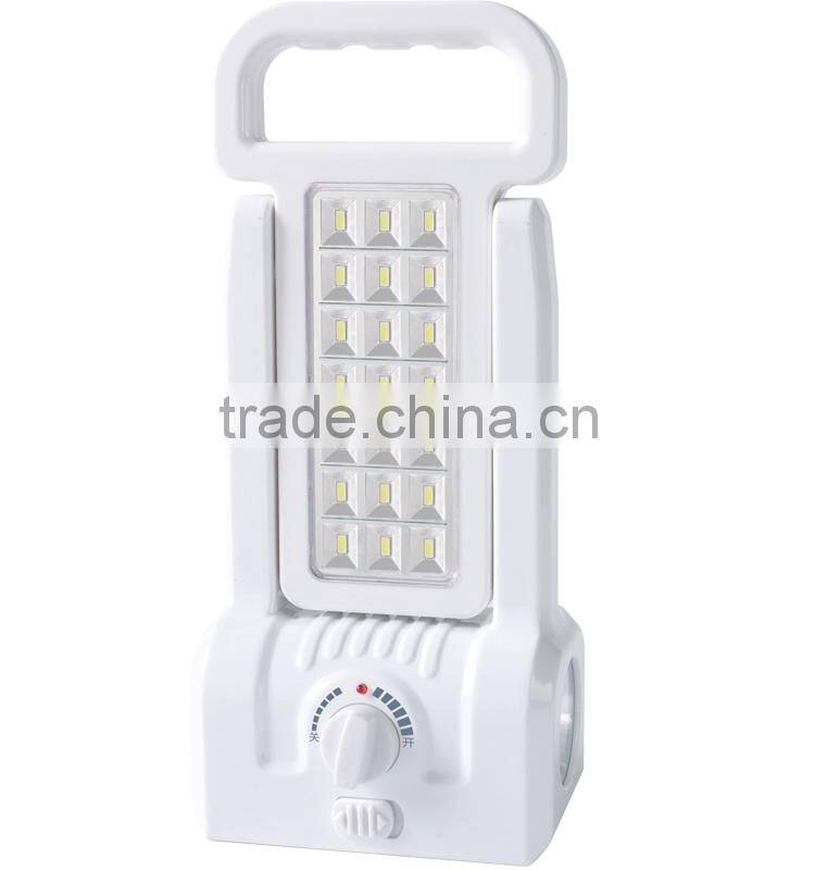 potable rechargeable led emergency light with torch