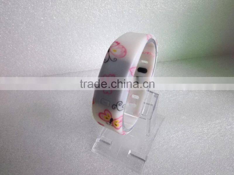 Cheap colorful led digital touch watches with Japan movement