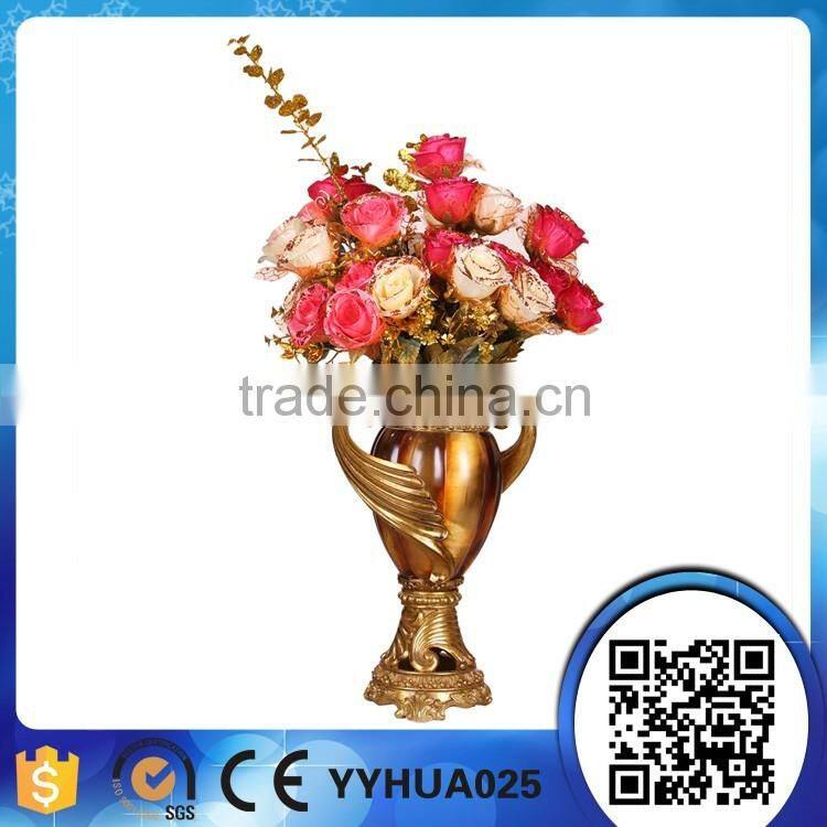 Wholesale factory high quality products table decoration high heel resin flower vase