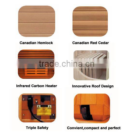 Ozone far infrared half body sauna kits KN-008(A)