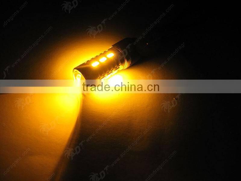 Hot sale 66W 1157(BAY15D), 3157, 7443 high power Switchback Bulbs Dual Color led turn signal Bulbs