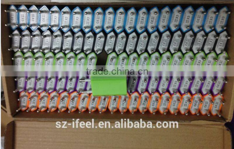 Portable USB Charger,EU/USa Plug USB Home Wall Charger Colorful USB Charger For iphone/mobile Phone