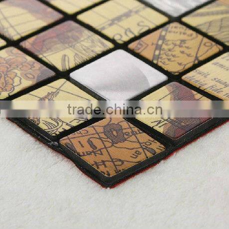 2013 new style self adhesive aluminium mosaic tiles