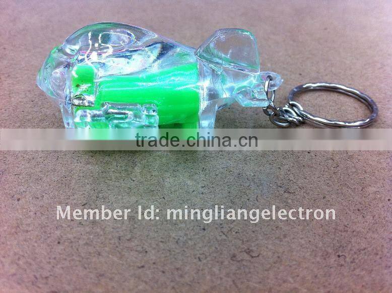 Helicopter shape blue led light