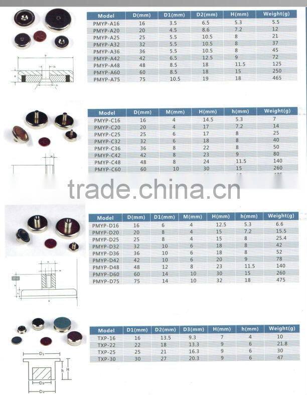 Neodymium pot Magnet With Countersink magnet