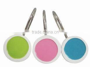Shower curtain resin round style hooks