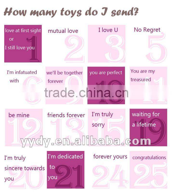 Gorgeous Valentine's day gift red plush bear bouquet wedding gift