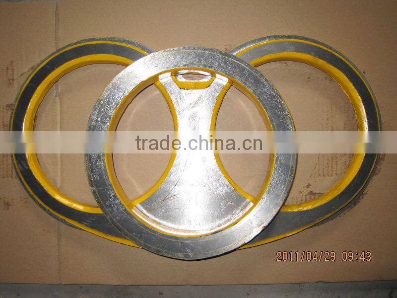 schwing concrete pump wear plate and cutting ring