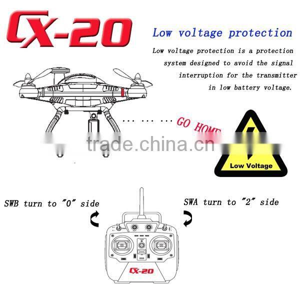Cheerson CX-20 CX20 Open-source Version Auto-Pathfinder Quadcopter RTF 2.4GHz