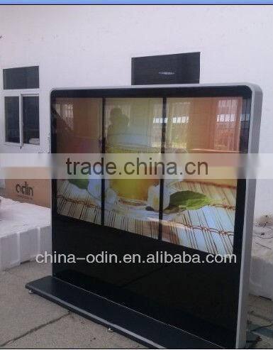 55 inch outdoor multimedia touch screen digital signage network wifi 3G android remote control