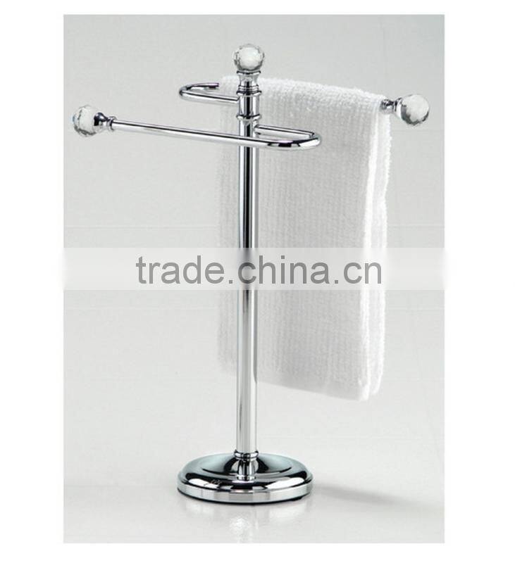 Free Standing Crystal Fingertip Towel Stand