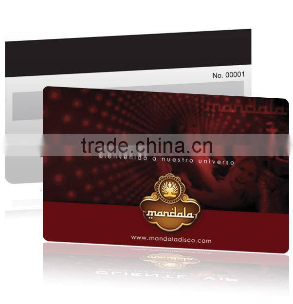High Quality best price magnetic card with full colour printing