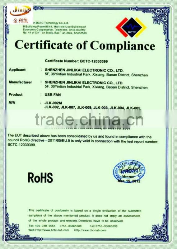 Hot 4" metal usb heater fan