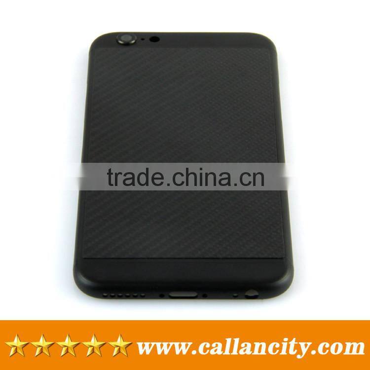 2016 new arrival matte carbon fiber for iphone 6 plus housing custom