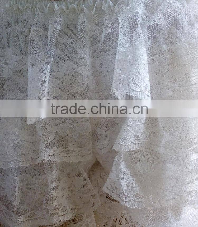 White Fashion Lace Ladies Leggings