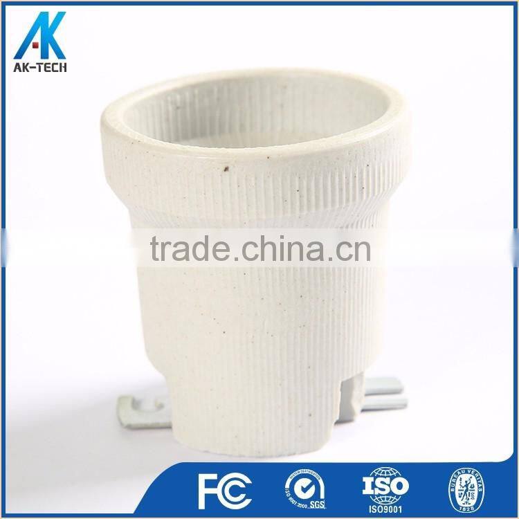 ceramic iron thread fitting e39 e40 lamp base , pendant light holder supplier