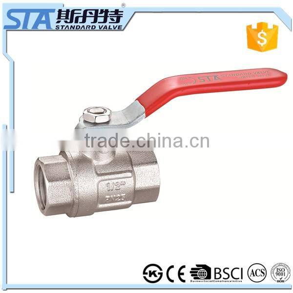 ART.1001 Manufacturer wholesale 1/2" 3/4" 1" manual operated forged brass ball valve for water oil gas air price made in china