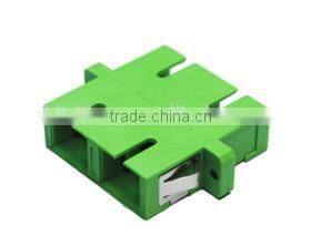 China manufacture SC/APC duplex fiber optic adapter ,duplex SC APC fiber optic adapter/coupler