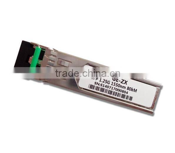 SMF 1.25G 1550nm 80km sfp transceiver module, GLC-ZX-SM 1000Base sfp modules