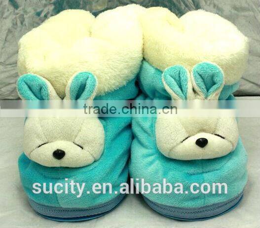 lovely high ankle balck sole baby canvas shoes