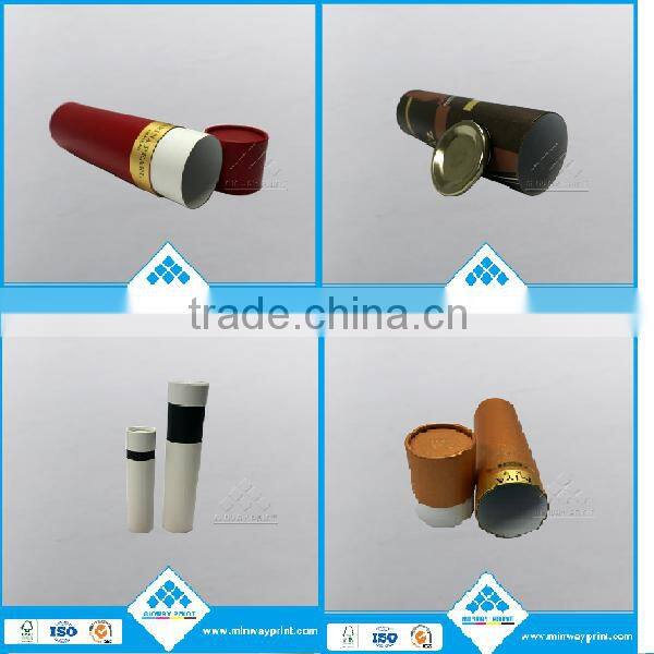 2016 new cylinder box paper tube coffee beans , tea , cigarette , wine , etc