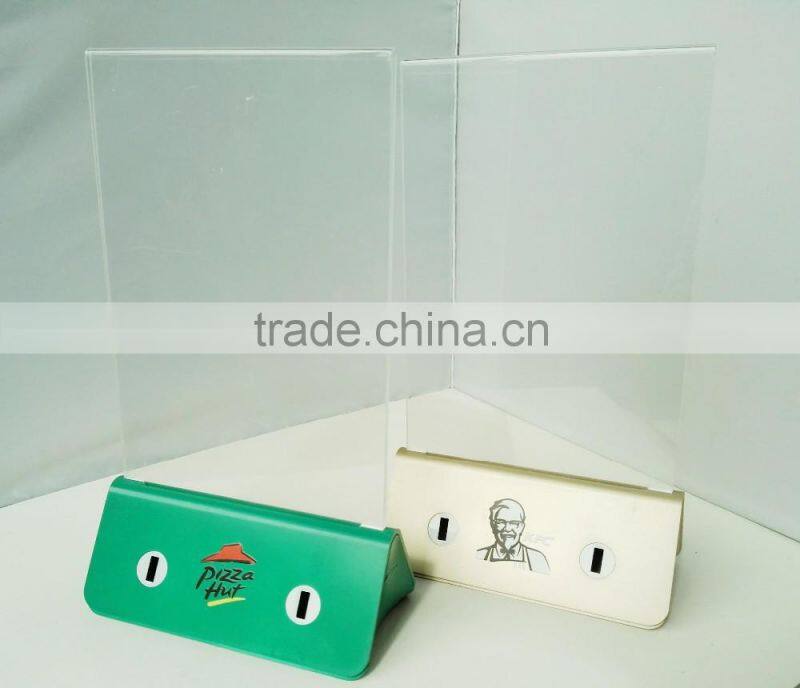 10000mah colorful restaurant table menu powerbank OEM service available