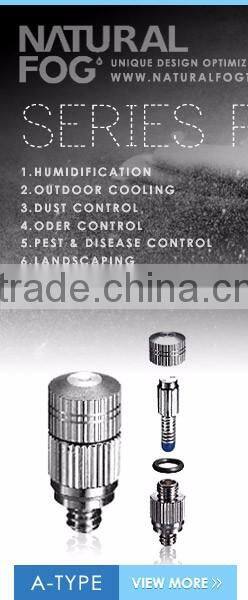 Anti-Drip Equipped Cleanroom Humidifying 303 Stainless Steel Fog Nozzle