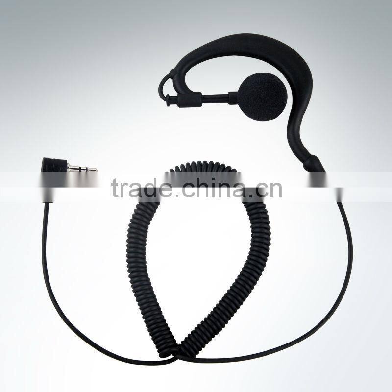 Two Way Radio Receiver with Soft Earhook