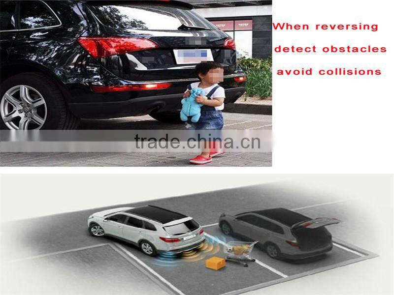 High quality back up led universal car parking sensor with 4 probes for car reversing