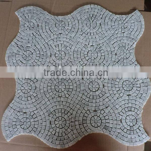 high quality home decor stone mosaic tile strip