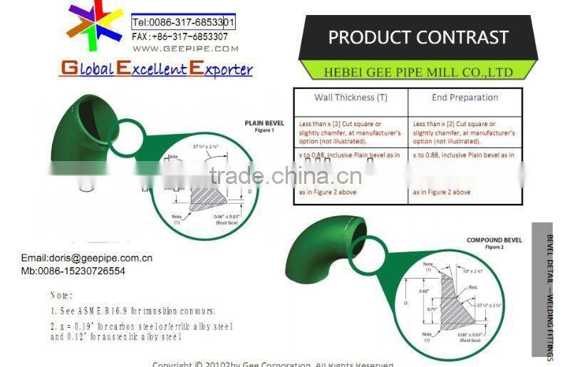 8 Inch Carbon Steel Pipe Elbow