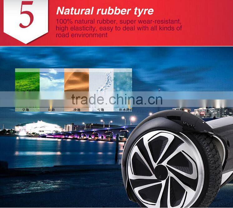 2 wheel self balance scooter Bluetooth and with protective strips