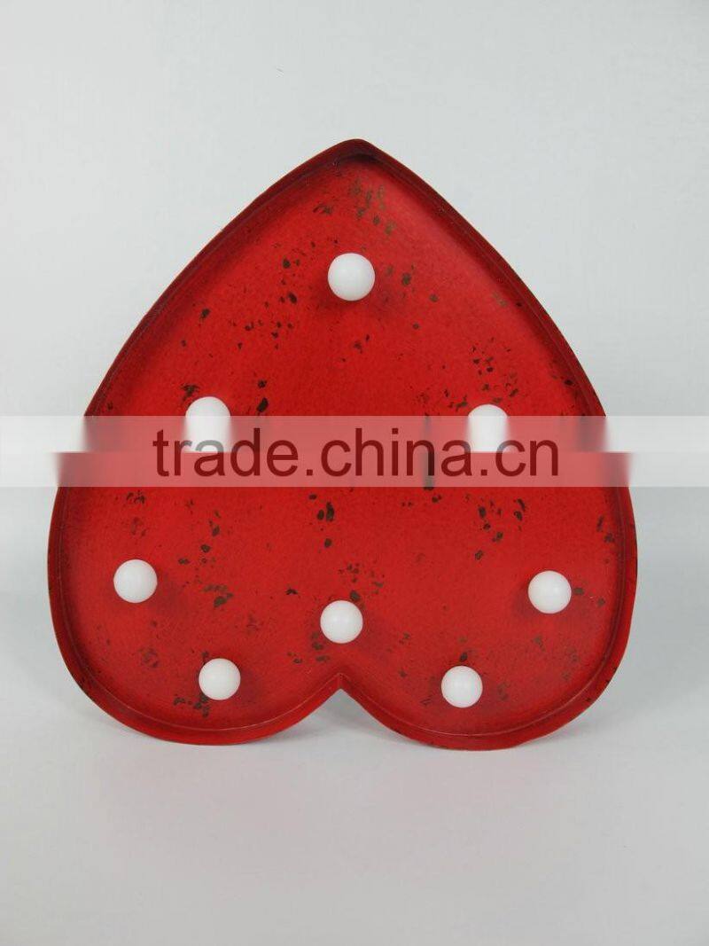 decorative vintage metal Noel LED Marquee light