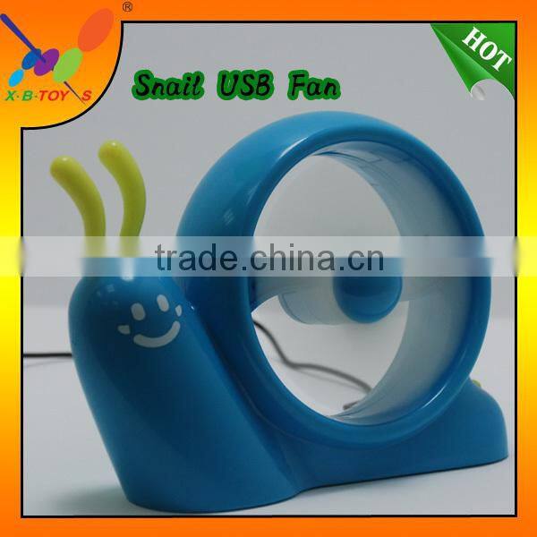 Supply Soft Blades USB Mini Baby Table Fan Children like Snail Fan