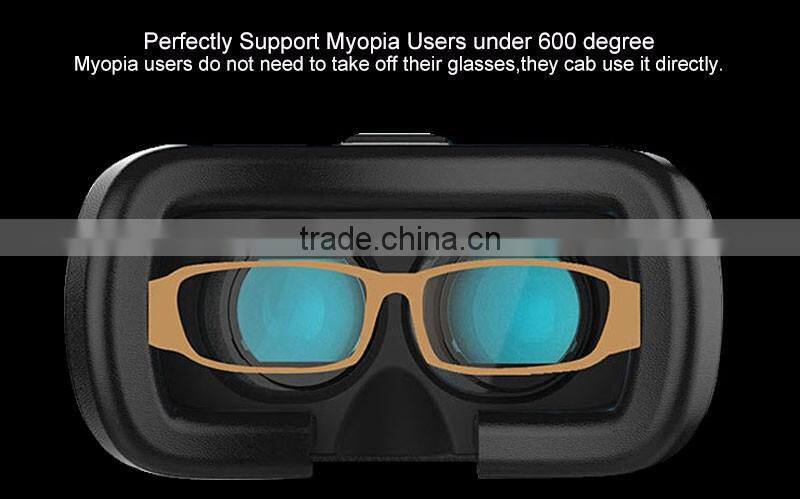 Factory New 3d vr glasses cardboard virtual reality glasses all in one vr headset